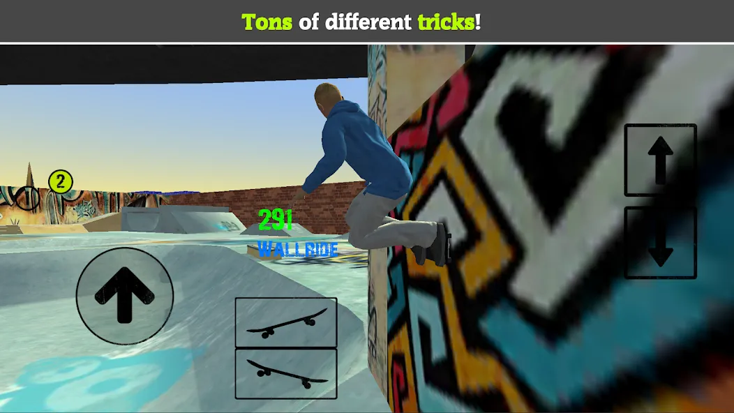 Skateboard FE3D 2 (Скейтборд 3D 2)  [МОД Unlimited Money] Screenshot 2