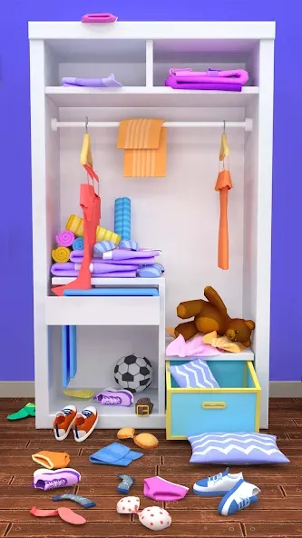 Fill the Closet: Organize Game (Фил зе Клозет)  [МОД Бесконечные монеты] Screenshot 1