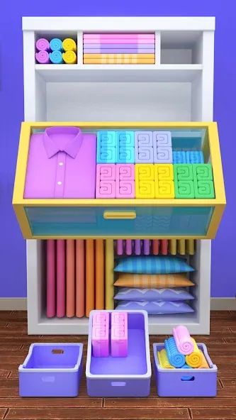 Fill the Closet: Organize Game (Фил зе Клозет)  [МОД Бесконечные монеты] Screenshot 3