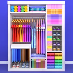 Скачать взломанную Fill the Closet: Organize Game (Фил зе Клозет)  [МОД Бесконечные монеты] - полная версия apk на Андроид