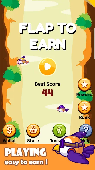 Flap To Earn (Флап Ту Ирн)  [МОД Бесконечные деньги] Screenshot 5