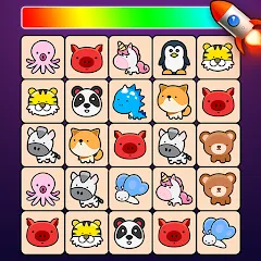 Скачать взлом Match Animal - Match Game (Матч Зверь Матч Игра)  [МОД Unlocked] - полная версия apk на Андроид