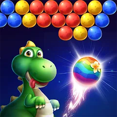 Скачать взлом Bubble Shooter Primitive Eggs (Бабл Шутер Примитивные Яйца)  [МОД Много денег] - последняя версия apk на Андроид