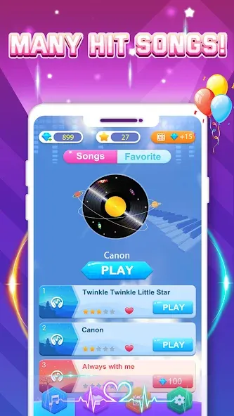 Piano Game: Classic Music Song  [МОД Много монет] Screenshot 5