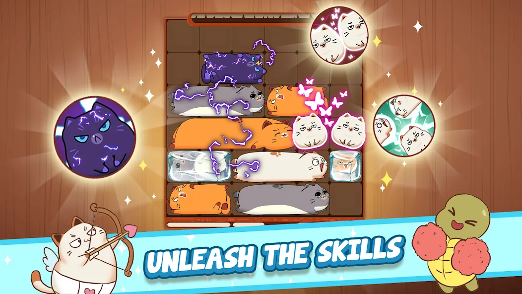 Haru Cats: Cute Sliding Puzzle (Хару Кэтс)  [МОД Много монет] Screenshot 4