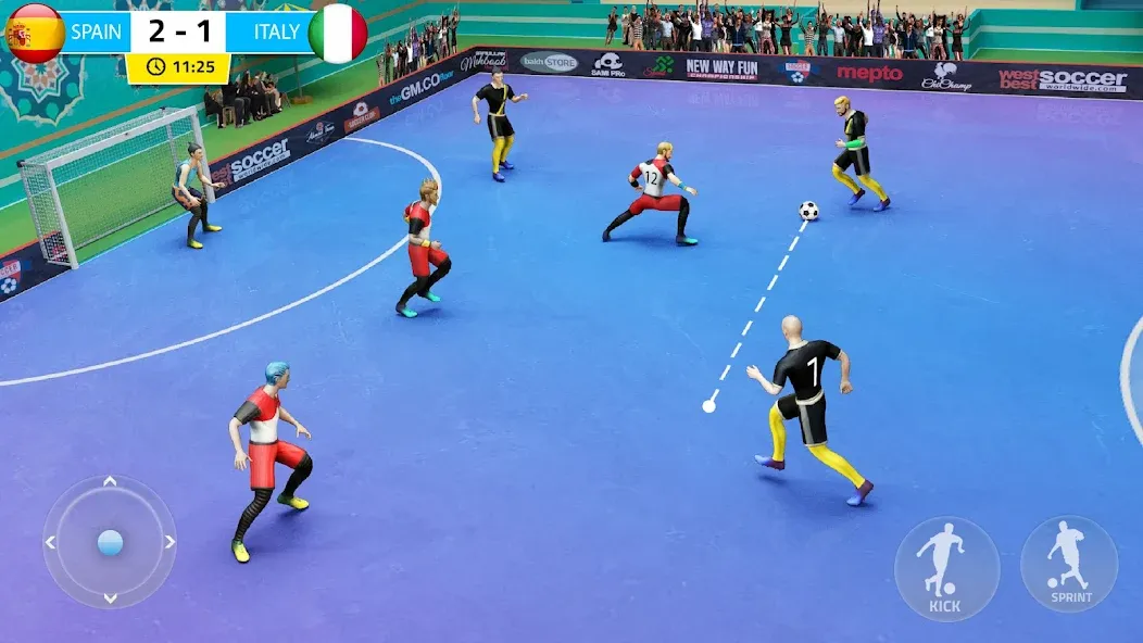 Indoor Futsal: Football Games (Индор Футзал)  [МОД Mega Pack] Screenshot 1