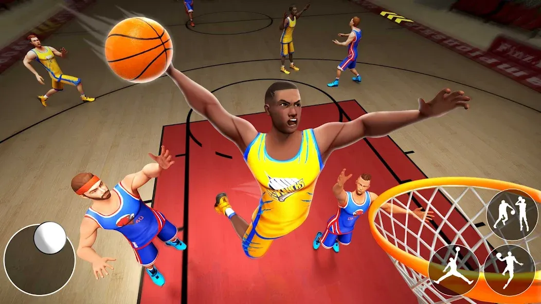 Dunk Smash: Basketball Games (Баскетбольные игры)  [МОД Много монет] Screenshot 1