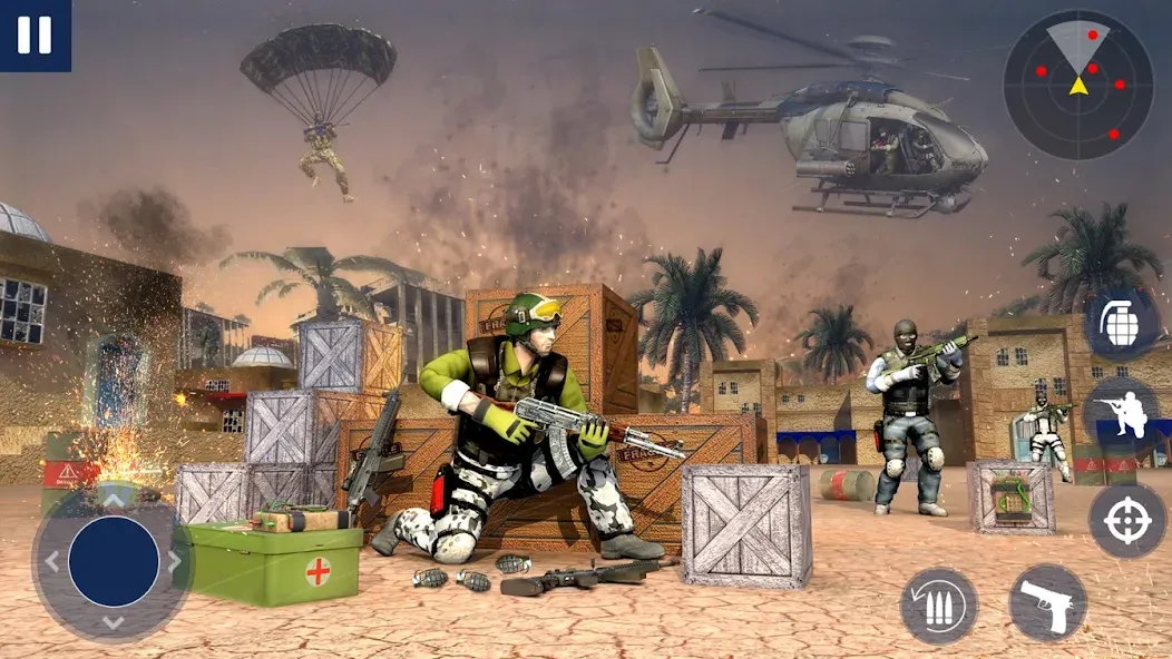 War Zone: Gun Shooting Games (Уор Зоун)  [МОД Menu] Screenshot 2
