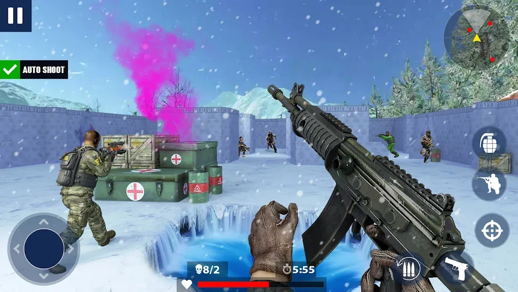 War Zone: Gun Shooting Games (Уор Зоун)  [МОД Menu] Screenshot 5