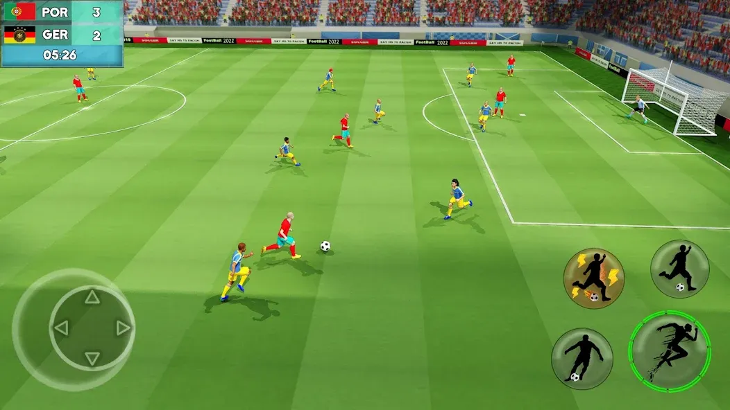 Play Football: Soccer Games (тар Футбол 23)  [МОД Бесконечные деньги] Screenshot 3