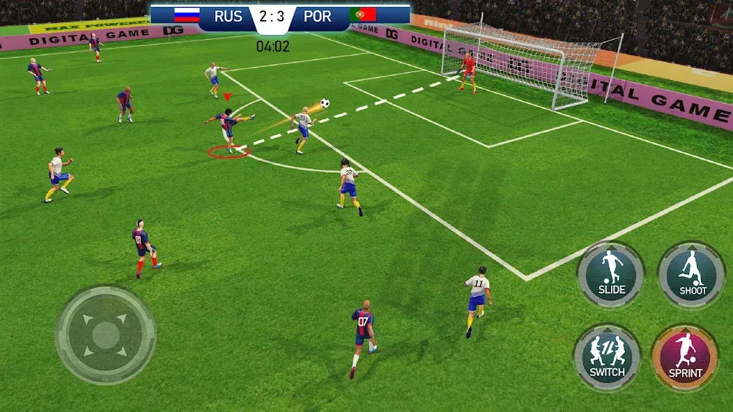 Play Football: Soccer Games (тар Футбол 23)  [МОД Бесконечные деньги] Screenshot 5