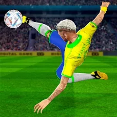 Взлом Play Football: Soccer Games (тар Футбол 23)  [МОД Бесконечные деньги] - стабильная версия apk на Андроид