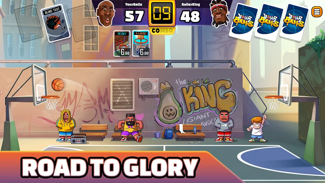 Your Balls: Basketball Game (Йоур Баллс)  [МОД Много денег] Screenshot 1