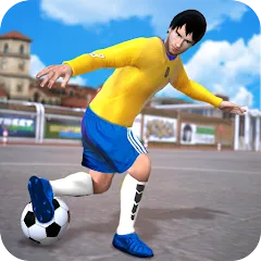 Скачать взломанную Street Football Kick Games (Уличный футбол Игры с ударами)  [МОД Бесконечные деньги] - стабильная версия apk на Андроид