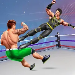 Взломанная Tag Team Wrestling Game (Таг Тим Реслинг Гейм)  [МОД Много монет] - последняя версия apk на Андроид