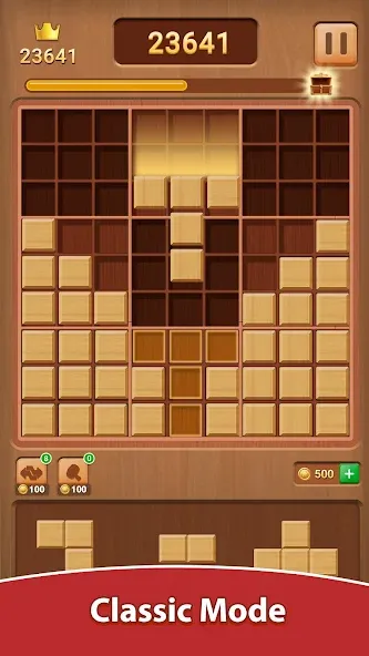 Wood Block Puzzle (Вуд Блок Пазл)  [МОД Много монет] Screenshot 1