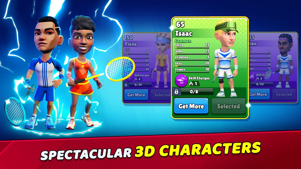 Badminton Clash 3D (Бадминтон Клаш 3D)  [МОД Бесконечные монеты] Screenshot 5