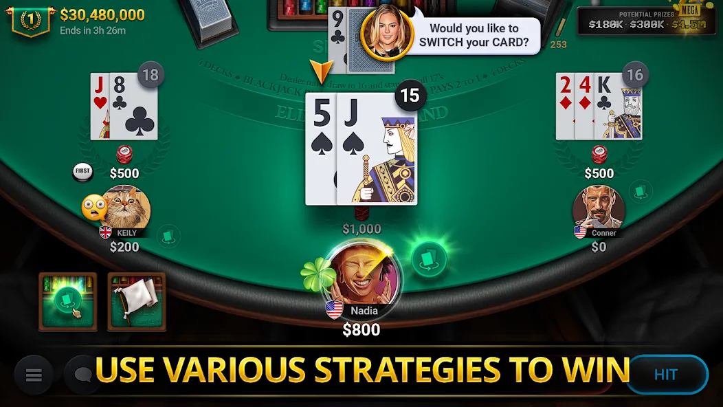 Blackjack Championship (Блэкджек Чемпионат)  [МОД Меню] Screenshot 3