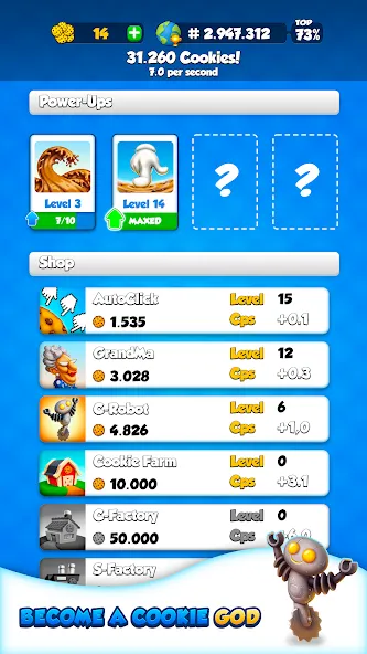 Cookie Clickers™ (Куки Кликеры)  [МОД Бесконечные деньги] Screenshot 3