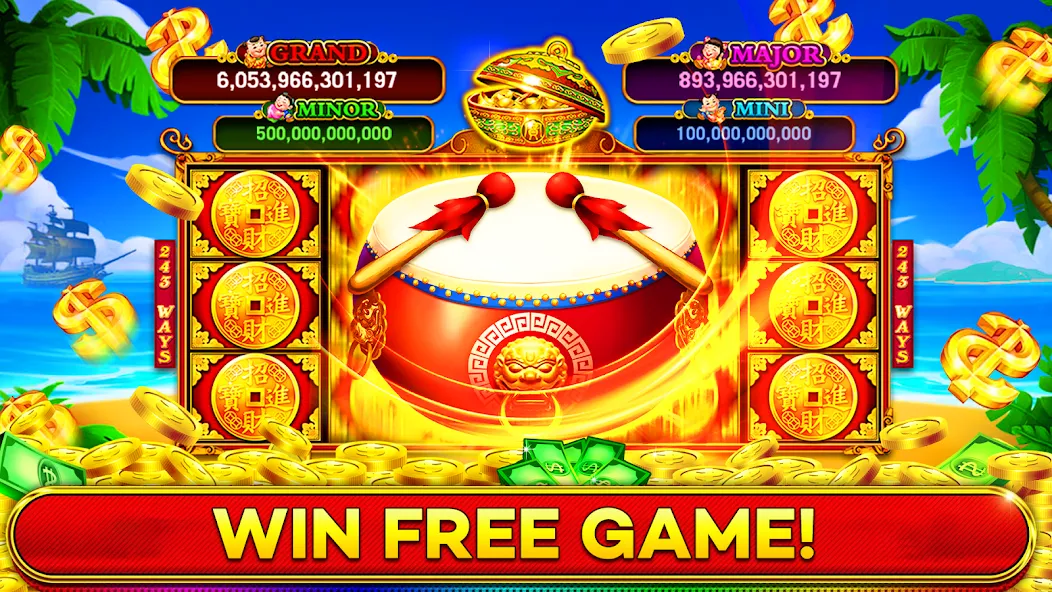 Jackpot Boom Casino Slot Games (Джекпот Бум Казино Игры на Слотмашинах)  [МОД Unlocked] Screenshot 1