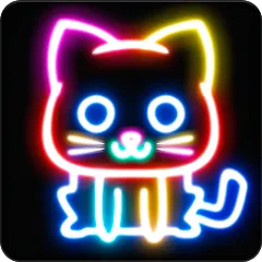 Взломанная Drawing For Kids - Glow Draw  [МОД Много монет] - полная версия apk на Андроид