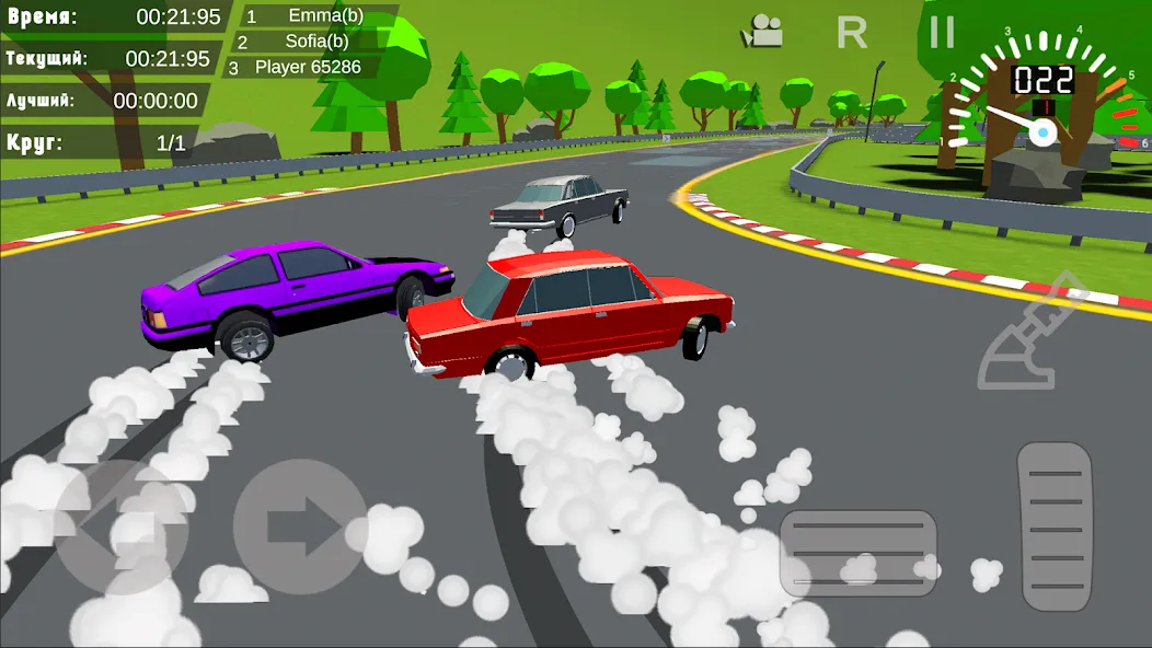 Drift in Car  [МОД Все открыто] Screenshot 1