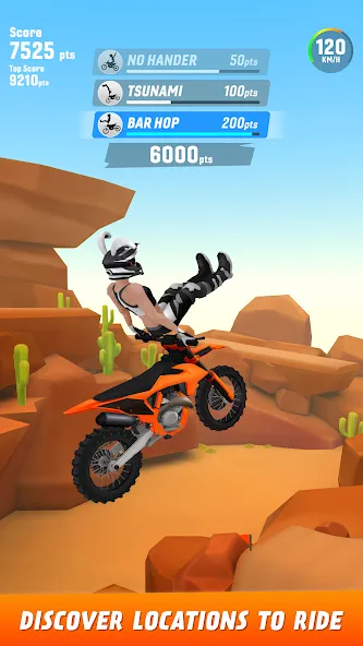 Max Air Motocross (Макс Эйр Мотокросс)  [МОД Много денег] Screenshot 2