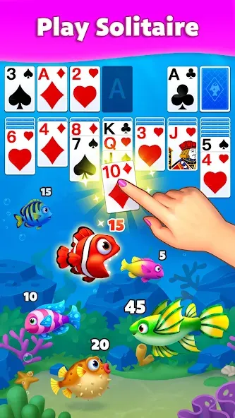 Solitaire Fish  [МОД Меню] Screenshot 1