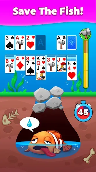 Solitaire Fish  [МОД Меню] Screenshot 2