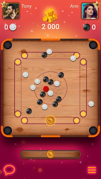 Carrom Lure - Disc pool game (Карром Лур)  [МОД Много денег] Screenshot 5