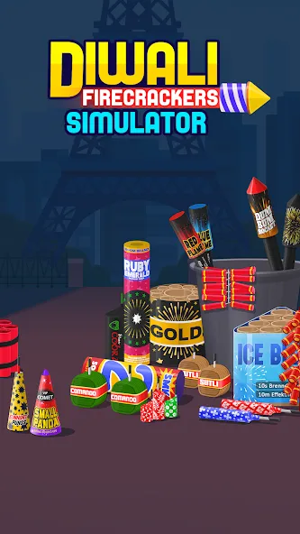 Diwali Firecrackers Simulator (Дивали Файркрекерс Симулятор)  [МОД Menu] Screenshot 1