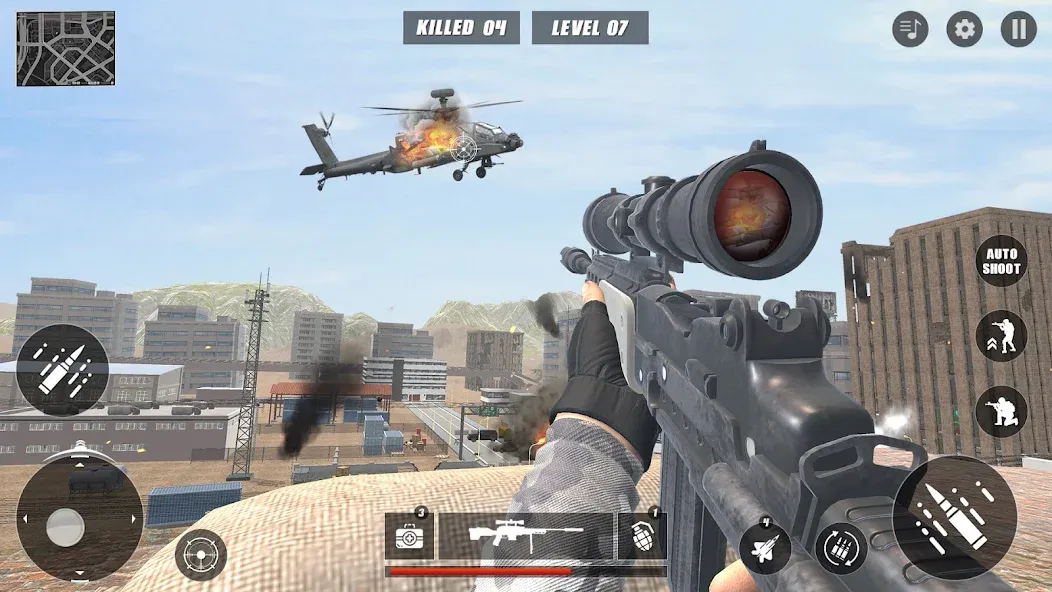 Code of Sniper 3D Gun Shooting  [МОД Unlocked] Screenshot 3