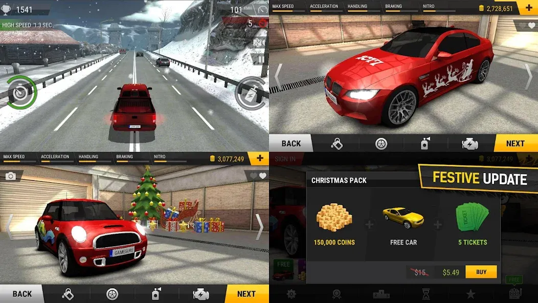 Racing Fever (Рейсинг Фивер)  [МОД Mega Pack] Screenshot 4