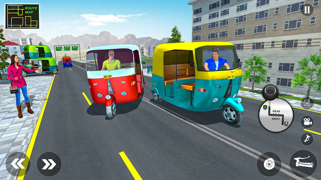 Tuk Tuk Auto Rickshaw Game 3d  [МОД Много денег] Screenshot 5