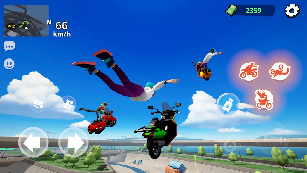 Moto City: Mad Bike Delivery (Мото Сити)  [МОД Много денег] Screenshot 3