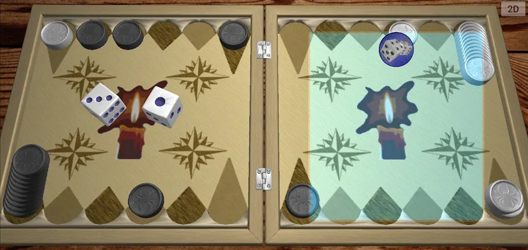 Backgammon 6 1  [МОД Unlocked] Screenshot 4