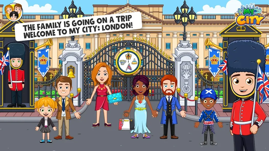 My City : London (Мой город)  [МОД Много монет] Screenshot 1