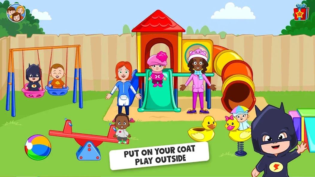 My Town : Daycare Game  [МОД Много монет] Screenshot 1