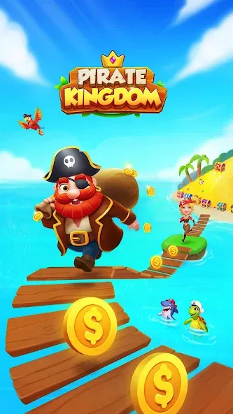 Coin Rush - Pirate GO! (Коин Раш)  [МОД Бесконечные деньги] Screenshot 1