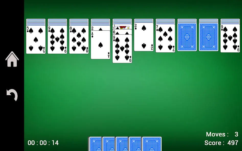 Spider Solitaire  [МОД Unlocked] Screenshot 3