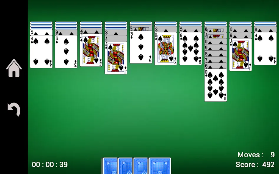 Spider Solitaire  [МОД Unlocked] Screenshot 4