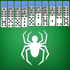 Скачать взломанную Spider Solitaire  [МОД Unlocked] - последняя версия apk на Андроид