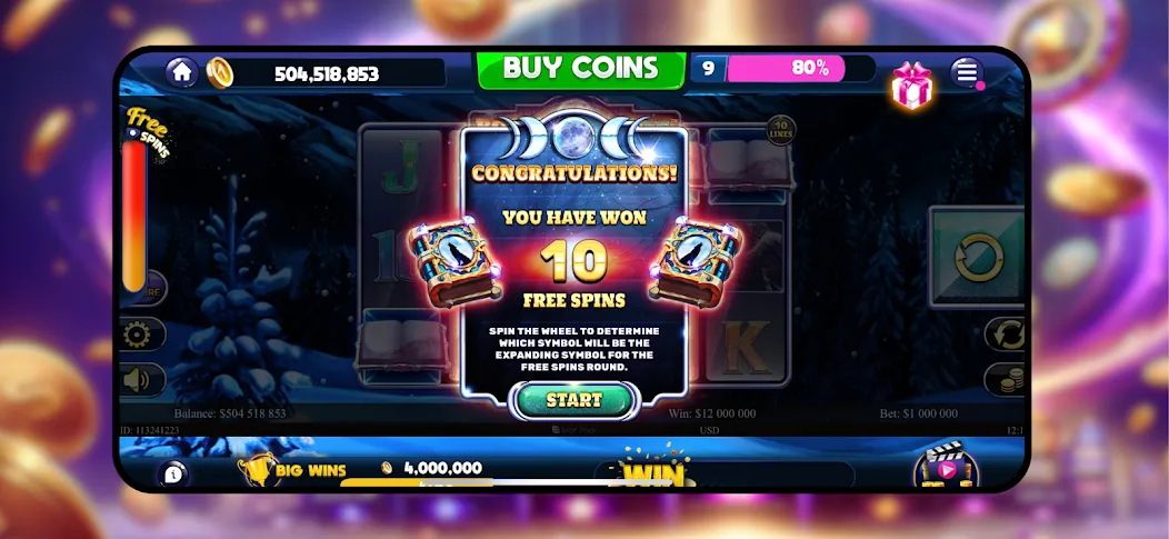 Majestic Slots: Slot Machine  [МОД Много денег] Screenshot 4