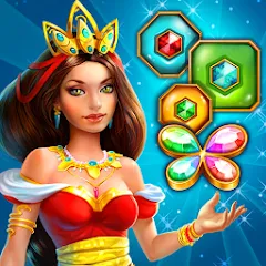 Скачать взлом Lost Jewels - Match 3 Puzzle (Лост Джуэлс)  [МОД Много монет] - стабильная версия apk на Андроид