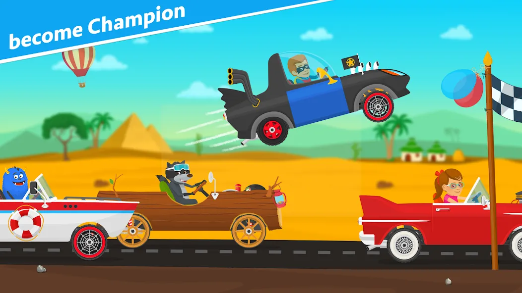 Racing car games for kids 2-5  [МОД Mega Pack] Screenshot 3