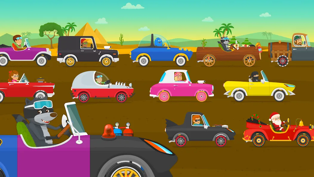 Racing car games for kids 2-5  [МОД Mega Pack] Screenshot 5