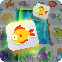 Скачать взлом Mahjong Connect Fish World (Мацзян Коннект Рыбный Мир)  [МОД Бесконечные деньги] - стабильная версия apk на Андроид