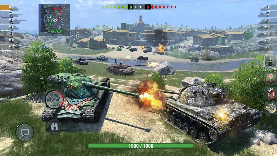 World of Tanks Blitz (Ворлд оф Танкс Блиц ПВП)  [МОД Menu] Screenshot 2