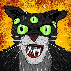 Взлом Cat Fred Evil Pet. Horror game  [МОД Бесконечные деньги] - последняя версия apk на Андроид