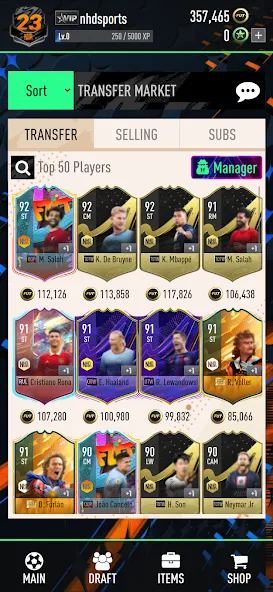 NHDFUT 23 Draft & Packs  [МОД Unlimited Money] Screenshot 5